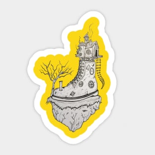 Fantasy house Sticker